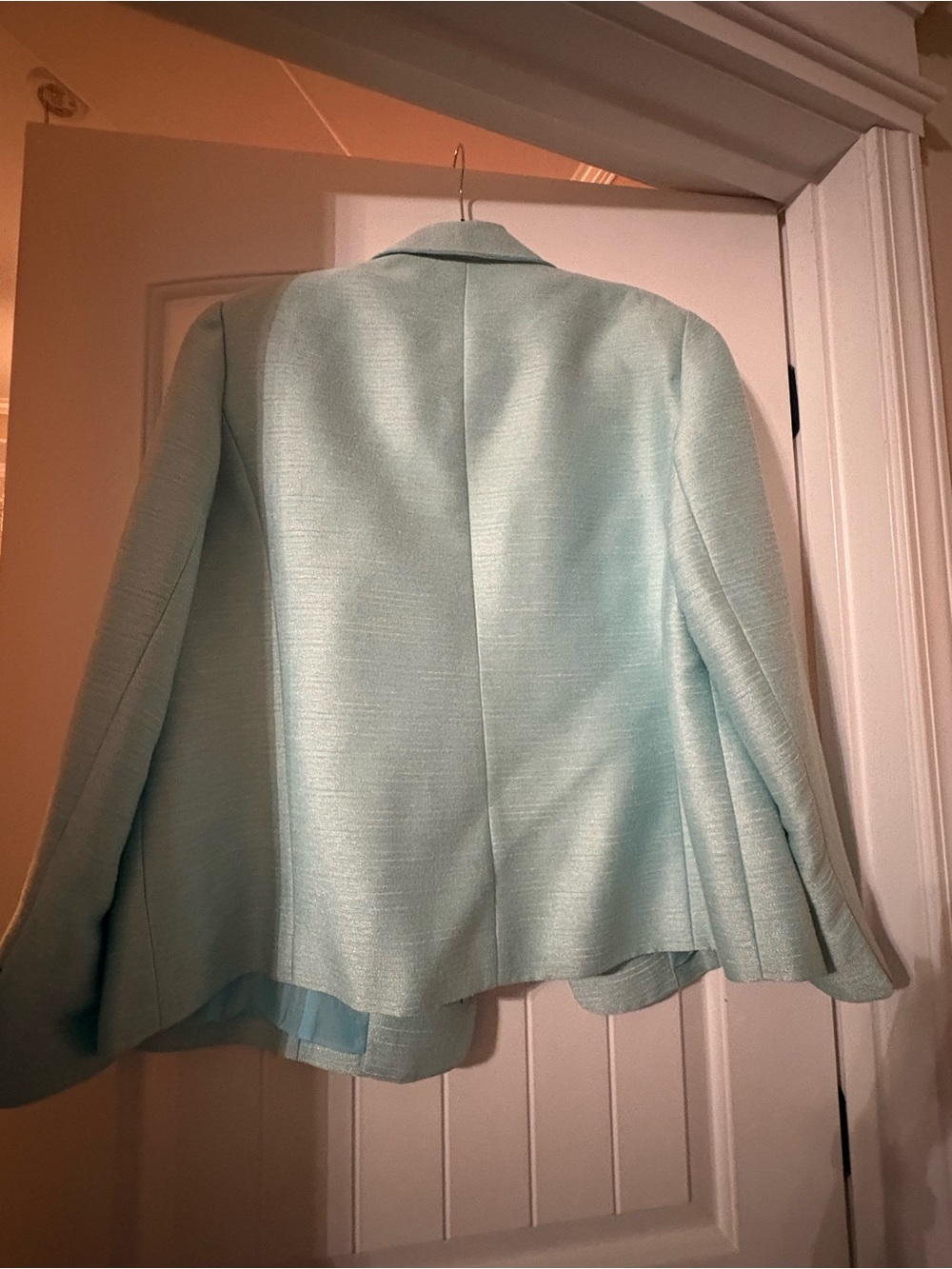 Evan Picone Pale Mint Textured Women's Blazer Jacket - Picture 2 of 7
